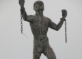 The statue of Bussa, also called the statue of emancipation