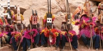 Les cérémonies du Sigui chez les Dogons