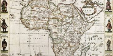 11672872 خريطة لأفريقيا القديمة أنشأها فريديريك دي فيت ونُشرت في أمستردام 1660 e1555025611606