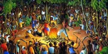 La prière de Boukman au Bois-Caïman