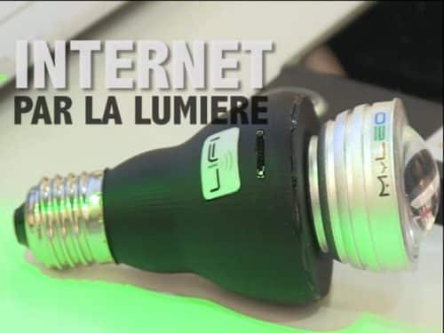 Lifi, internet par la lumière