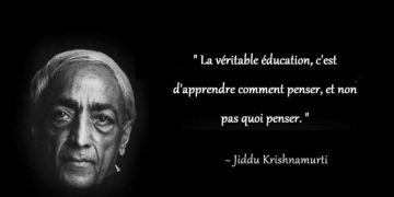 Krishnamurti et le problème de l'éducation