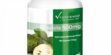 Graviola 500mg für 6 Monate Graviola Fruchtpulver Dose