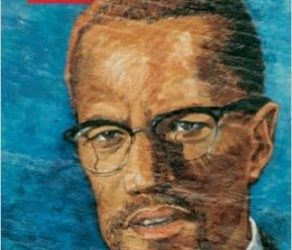 Malcolm X pratar med ungdomar