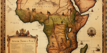 アフリケプリ アフリカの古い古代地図 575492b1 7303 4018 8d52 5fc55162b39e